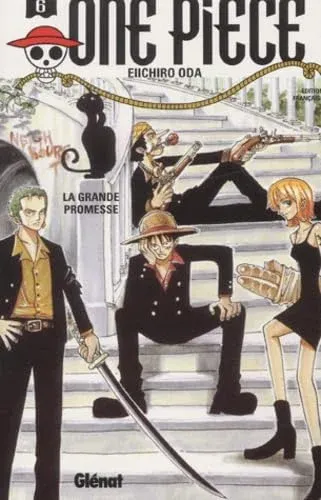 Couverture du manga One Piece – Édition de 2000 Tome 6, « La grande promesse »