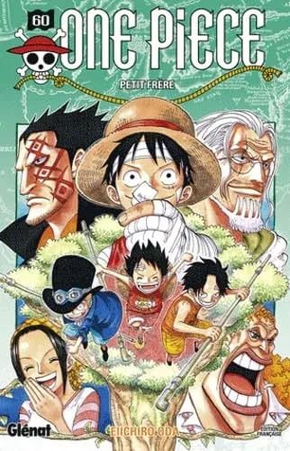 Couverture du manga One Piece – Édition de 2000 Tome 60, « Petit frère »
