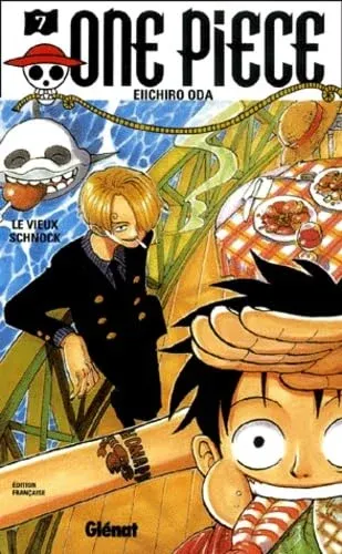 Couverture du manga One Piece – Édition de 2000 Tome 7, « Le vieux schnock »
