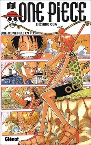 Couverture du manga One Piece – Édition de 2000 Tome 9, « Une jeune fille en pleurs »