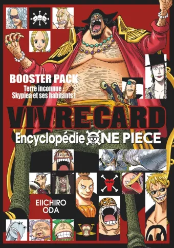 Couverture du manga One Piece Vivre Card – Saison 01 Tome 10, « Booster Pack 09 : Terre inconnue : Skypiea et ses habitants !! »