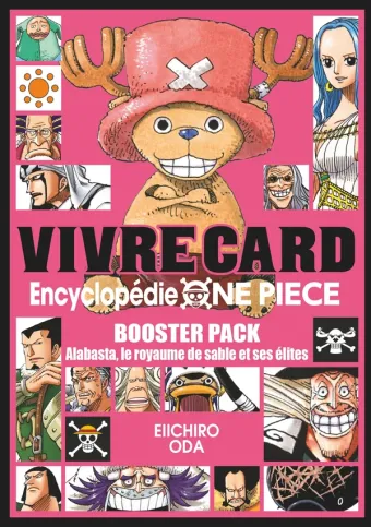 Couverture du manga One Piece Vivre Card – Saison 01 Tome 6, « Booster Pack 05 : Alabasta, le royaume de sable et ses élites »