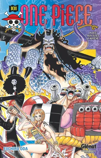 Couverture du manga One Piece – Édition originale Tome 101, « Place aux têtes d'affiche »