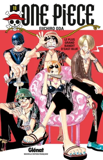 Couverture du manga One Piece – Édition originale Tome 11, « Le plus grand bandit d'East Blue »