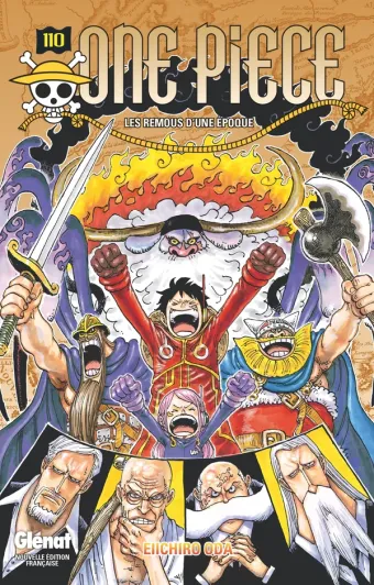 Couverture du manga One Piece – Édition originale Tome 110, « Les remous d'une époque »