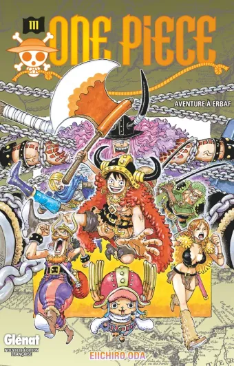 Couverture du manga One Piece – Édition originale Tome 111, « Aventure à Erbaf »