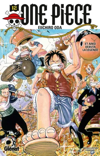 Couverture du manga One Piece – Édition originale Tome 12, « Et ainsi débuta la légende »