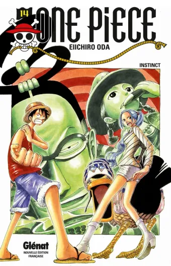 Couverture du manga One Piece – Édition originale Tome 14, « Instinct »