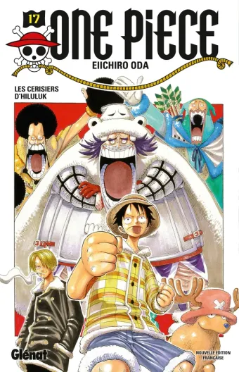 Couverture du manga One Piece – Édition originale Tome 17, « Les cerisiers d'Hiluluk »