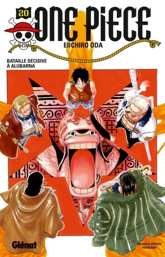 Couverture du manga One Piece – Édition originale Tome 20, « Bataille décisive à Alubarna »