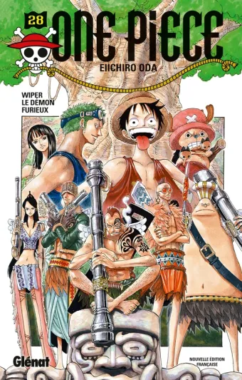 Couverture du manga One Piece – Édition originale Tome 28, « Wiper le démon furieux »