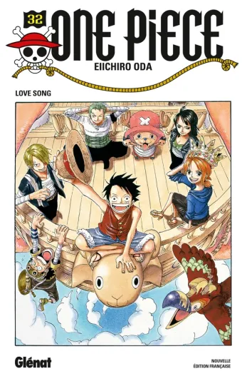 Couverture du manga One Piece – Édition originale Tome 32, « Love song »