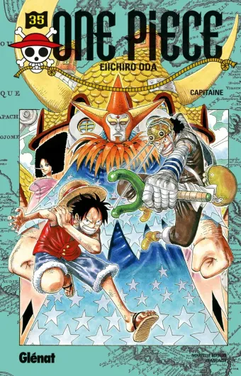 Couverture du manga One Piece – Édition originale Tome 35, « Capitaine »