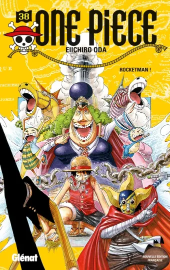 Couverture du manga One Piece – Édition originale Tome 38, « Rocketman ! »