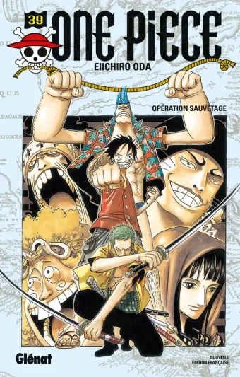 Couverture du manga One Piece – Édition originale Tome 39, « Opération sauvetage »