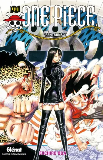 Couverture du manga One Piece – Édition originale Tome 44, « Rentrons »