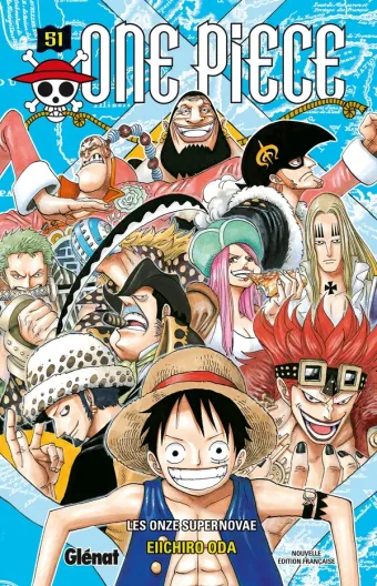 Couverture du manga One Piece – Édition originale Tome 51, « Les onze supernovae »