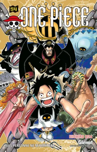 Couverture du manga One Piece – Édition originale Tome 54, « Plus personne ne m'arrêtera »