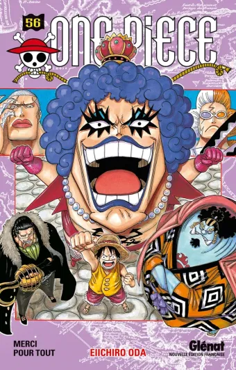 Couverture du manga One Piece – Édition originale Tome 56, « Merci pour tout »