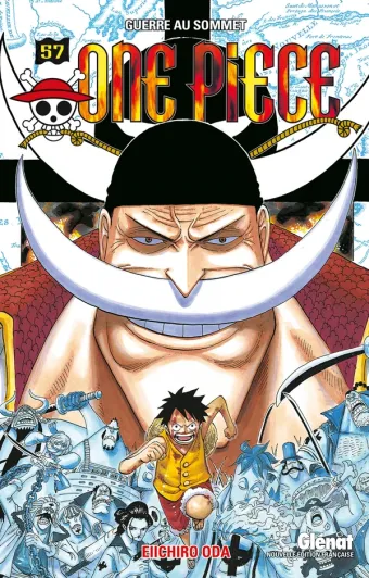 Couverture du manga One Piece – Édition originale Tome 57, « La Guerre au sommet »