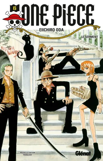 Couverture du manga One Piece – Édition originale Tome 6, « Le serment »