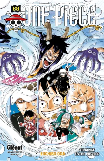Couverture du manga One Piece – Édition originale Tome 68, « Alliance entre pirates »