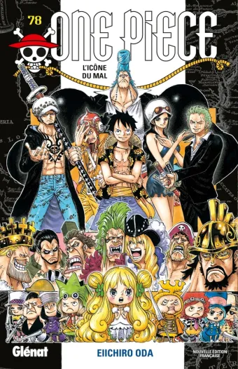 Couverture du manga One Piece – Édition originale Tome 78, « L'icône du mal »