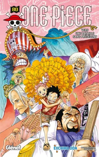 Couverture du manga One Piece – Édition originale Tome 80, « Vers une bataille sans précédent »