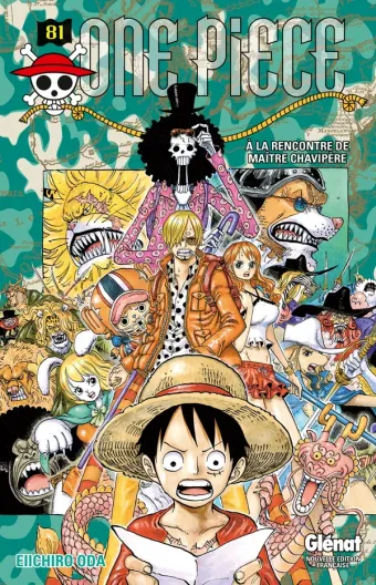 Couverture du manga One Piece – Édition originale Tome 81, « À la rencontre de maître Chavipère »