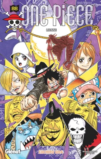 Couverture du manga One Piece – Édition originale Tome 88, « Lionne »