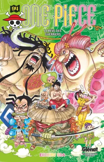 Couverture du manga One Piece – Édition originale Tome 94, « Le rêve des guerriers »
