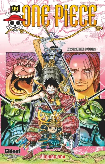 Couverture du manga One Piece – Édition originale Tome 95, « L'aventure d'Oden »