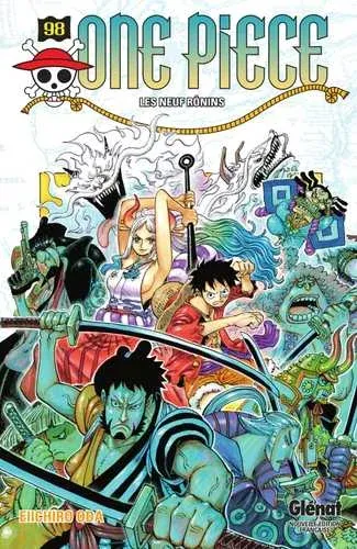 Couverture du manga One Piece – Édition originale Tome 98, « Les neuf rônins »