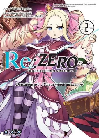 Couverture du manga Re-zero, re-life in a different world from zero, deuxième arc, une semaine au manoir Tome 2