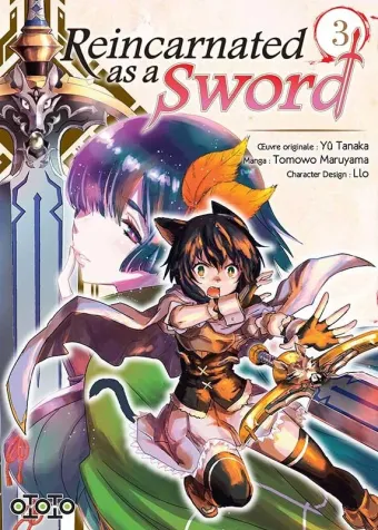 Couverture du manga Reincarnated as a sword Tome 3
