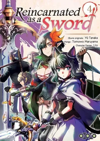 Couverture du manga Reincarnated as a sword Tome 4