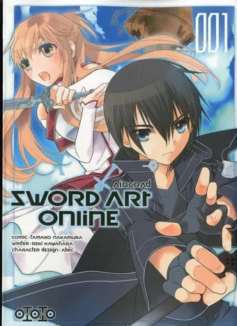 Couverture du manga Sword art online, aincrad Tome 1