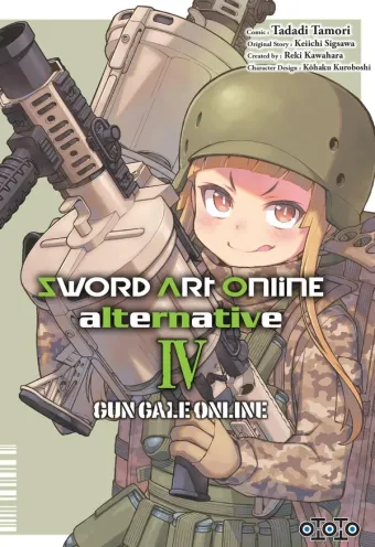 Couverture du manga Sword art online, alternative Tome 4, « Sword art online, alternative »