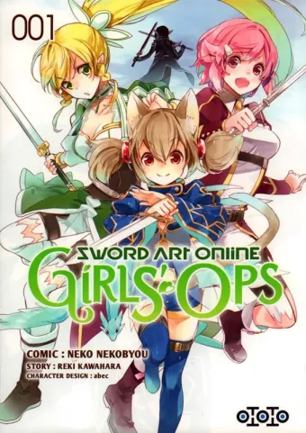 Couverture du manga Sword art online girls’ ops Tome 1