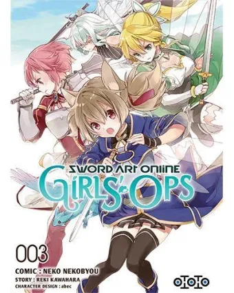 Couverture du manga Sword art online girls’ ops Tome 3