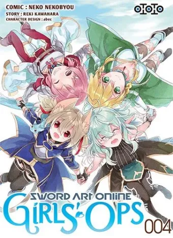 Couverture du manga Sword art online girls’ ops Tome 4