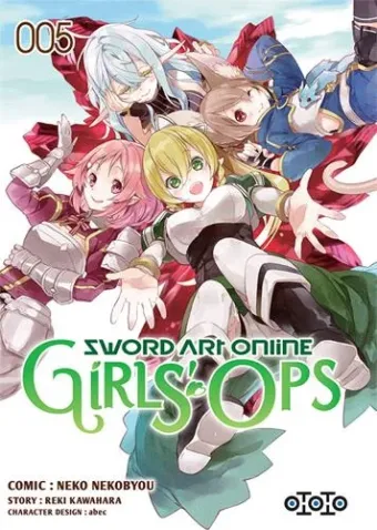 Couverture du manga Sword art online girls’ ops Tome 5