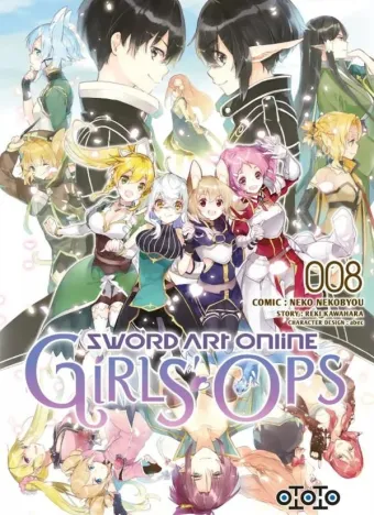 Couverture du manga Sword art online girls’ ops Tome 8