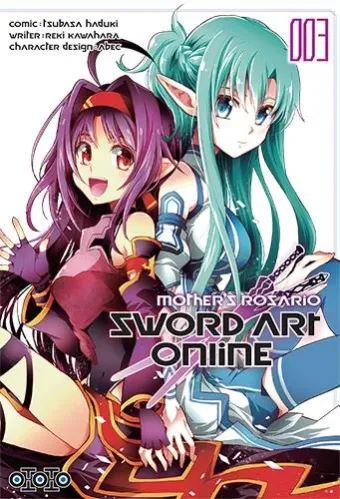 Couverture du manga Sword art online, mother’s Rosario Tome 3