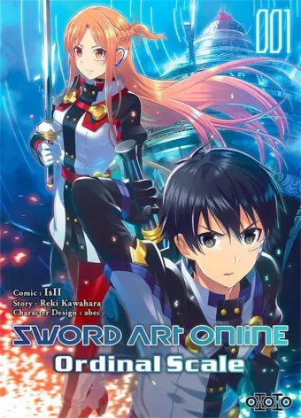 Couverture du manga Sword art online, ordinal scale Tome 1