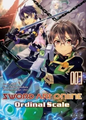Couverture du manga Sword art online, ordinal scale Tome 3