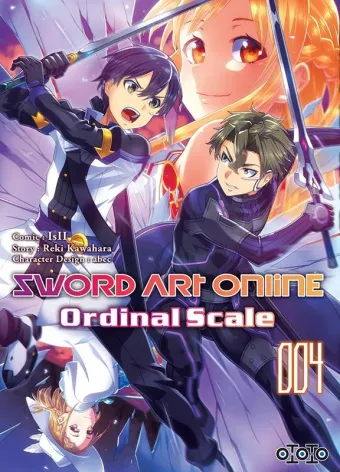 Couverture du manga Sword art online, ordinal scale Tome 4