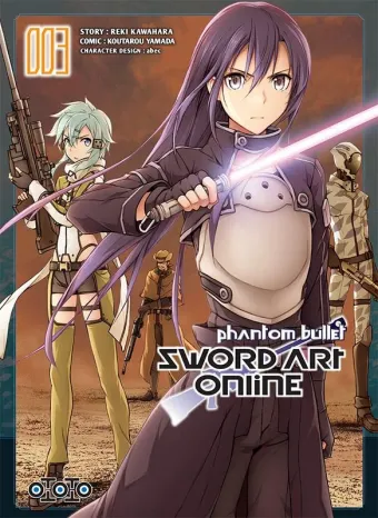 Couverture du manga Sword art online, phantom bullet Tome 3