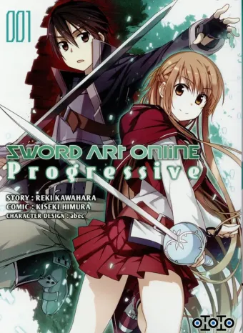 Couverture du manga Sword art online, progressive Tome 1