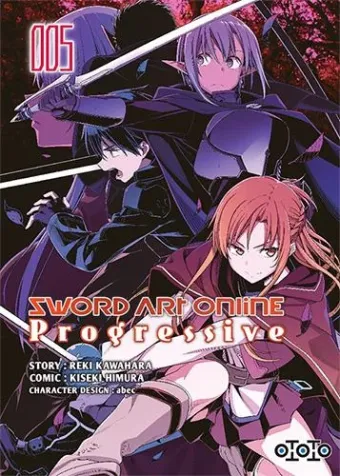 Couverture du manga Sword art online, progressive Tome 5
